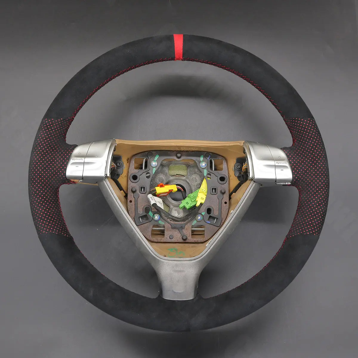 Griffowl Steering Wheel Cover for Tailored Coupe Porsche 911 997 Boxster Cayman 987 2005-2009. Elevate your interior with Griffowl's wrap and stitch kit.
