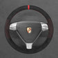 Griffowl Steering Wheel Cover for Tailored Coupe Porsche 911 997 Boxster Cayman 987 2005-2009. Elevate your interior with Griffowl's wrap and stitch kit.