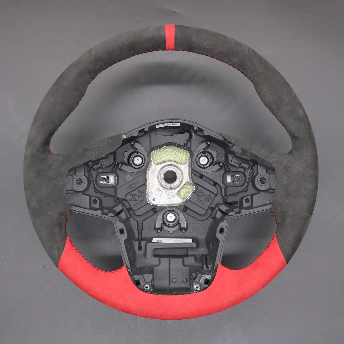 Griffowl Steering Wheel Cover for Tailored Coupe Toyota GR Supra 2019-2024. Perfect grip with our steering wheel wrap and custom interior touch.