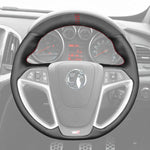 Griffowl Steering Wheel Cover for Tailored Coupe Vauxhall Astra GTC VXR 2013-2018. For refined interior upgrades using our wrap and stitch kit.
