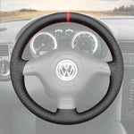 Griffowl Steering Wheel Cover for Tailored Coupe Volkswagen VW Cabrio Golf Mk4 Cabriolet 1998-2002. Hand-sewn DIY kit blends grip, function, and style inside.
