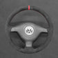 Griffowl Steering Wheel Cover for Tailored Coupe Volkswagen VW Cabrio Golf Mk4 Cabriolet 1998-2002. Hand-sewn DIY kit blends grip, function, and style inside.
