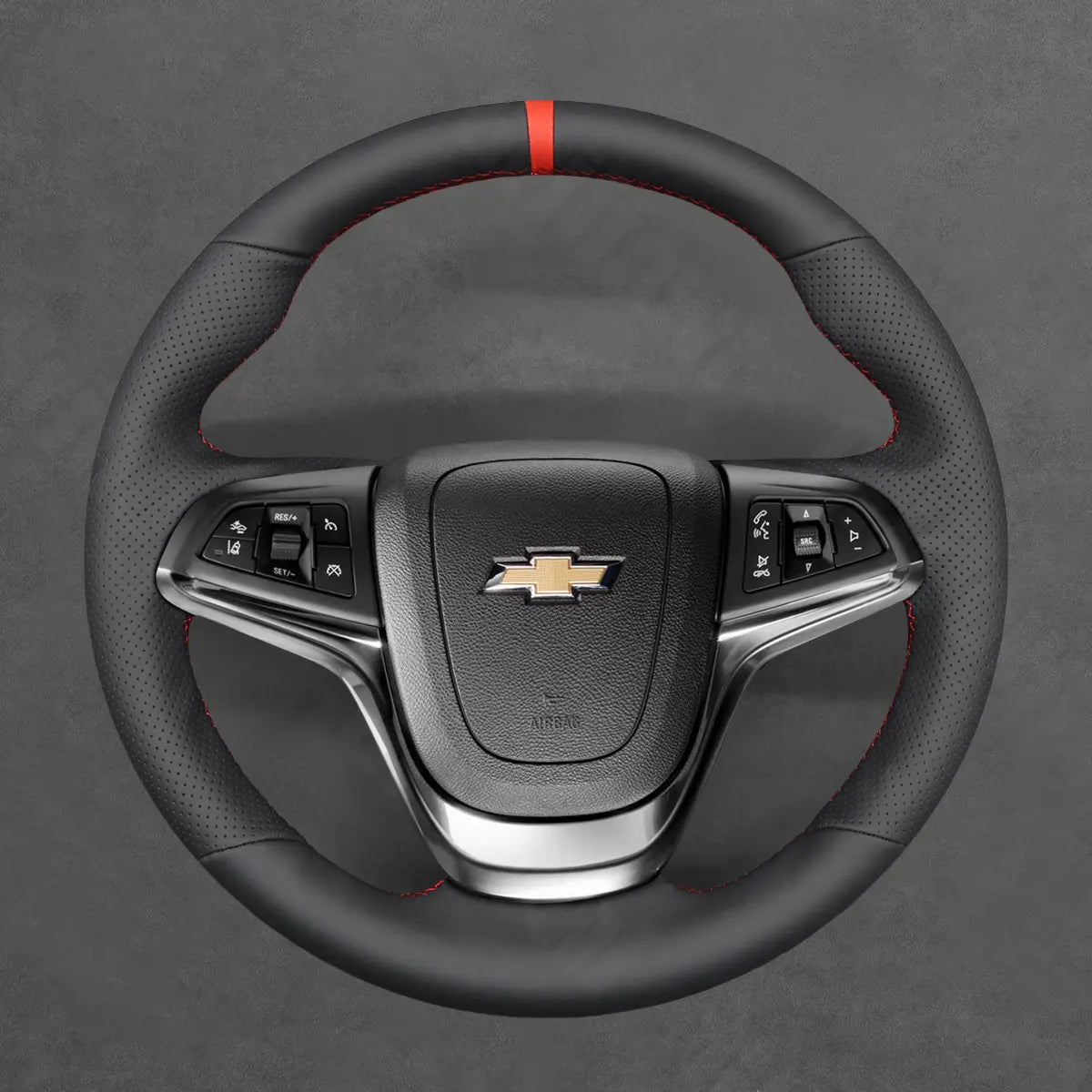 Griffowl Steering Wheel Cover for Upgrade Chevrolet Chevy Caprice 2014-2017. Perfect grip with our steering wheel wrap and custom interior touch.

