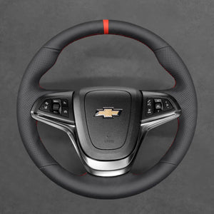 Griffowl Steering Wheel Cover for Upgrade Chevrolet Chevy Caprice 2014-2017. Perfect grip with our steering wheel wrap and custom interior touch.
