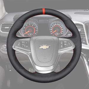 Griffowl Steering Wheel Cover for Upgrade Chevrolet Chevy Caprice 2014-2017. Perfect grip with our steering wheel wrap and custom interior touch.
