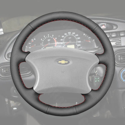Griffowl Steering Wheel Cover for Upgrade Chevrolet Chevy Niva 2002-2009. Perfect grip with our steering wheel wrap and custom interior touch.
