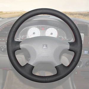 Griffowl Steering Wheel Cover for Upgrade Citroen Xsara Picasso 1997-2003. Perfect grip with our steering wheel wrap and custom interior touch.
