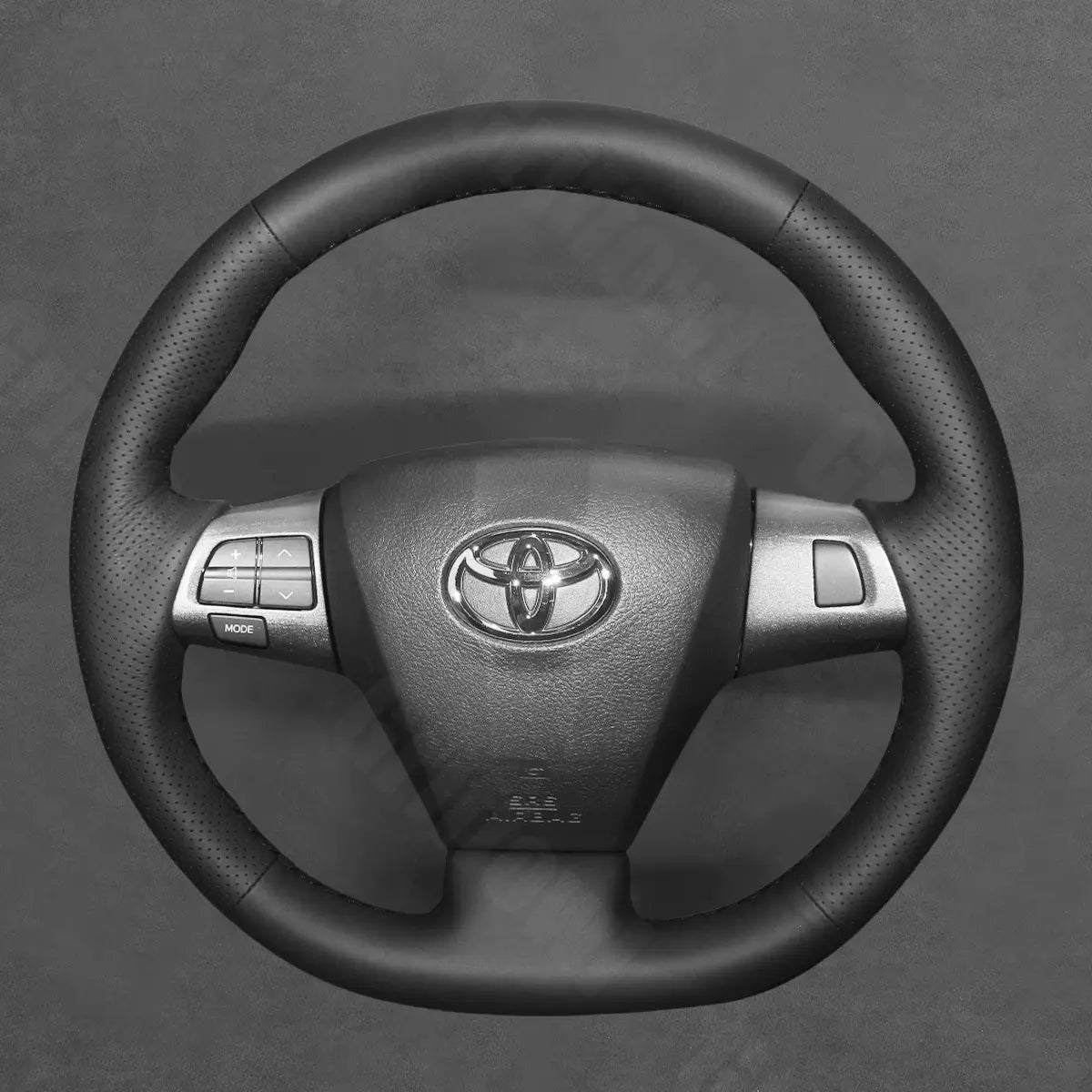 Griffowl Steering Wheel Cover for Upgrade Toyota Corolla RAV4 Auris Wish Vanguard Voxy Matrix 2010-2017. Perfect for enthusiasts seeking refined interior mods.